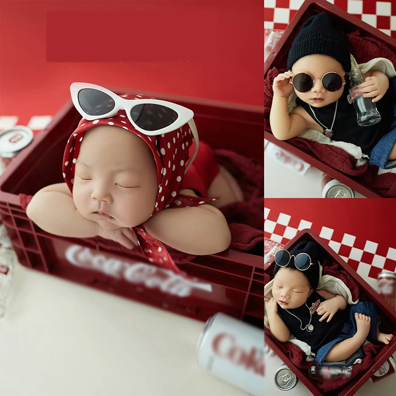 Baby Food Bottle - Legal menino tema fotografia conjunto recém-nascido
