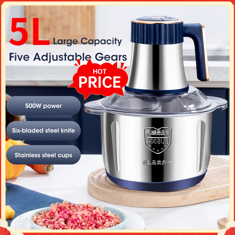 Baby Food Grinder - Moedor de Carne Elétrico de 5L