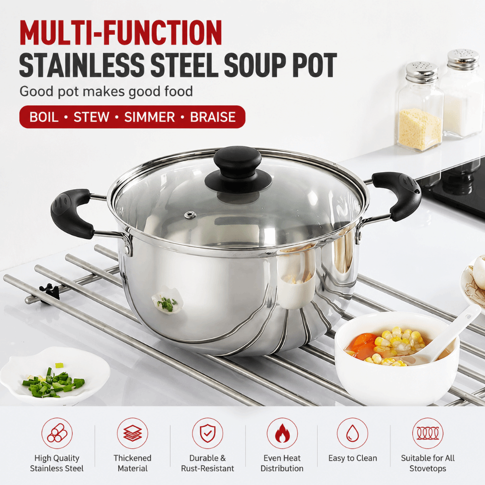 Baby Food Stew - Panela de Aço Inoxidável Funda com