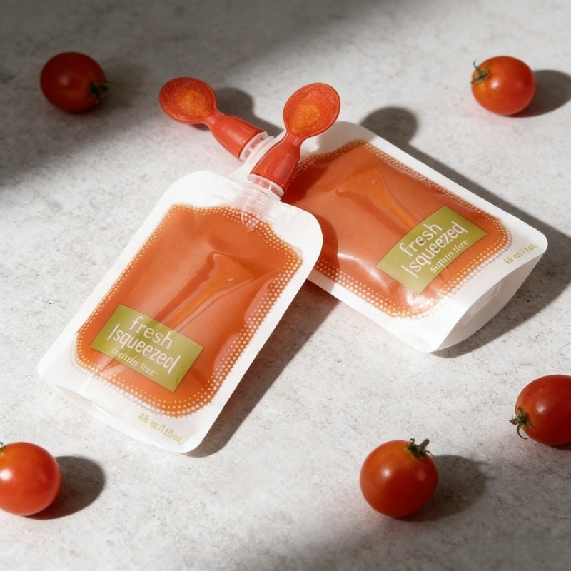 Baby Food Pouches Reusable - 50 unidades de sacos para armazenar