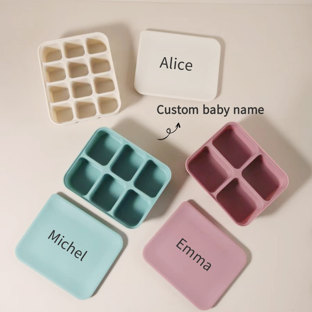 Baby Food Freezer Tray - Bandeja personalizada para congelador de alimentos