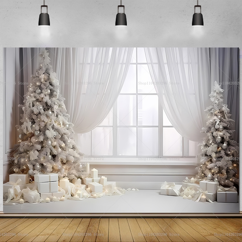 Baby Xmas Food - Fundo Fotográfico Branco de Feliz Natal