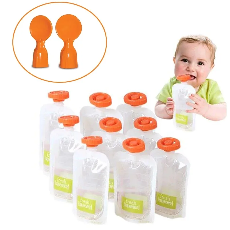 Baby Food Organic - 50 unidades de sacos para armazenar
