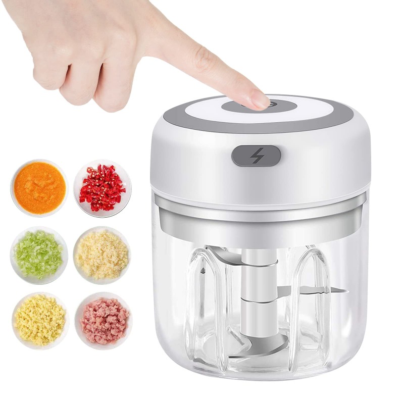 Baby Food Ingredients - Moedor de Alho Elétrico de 250ML,