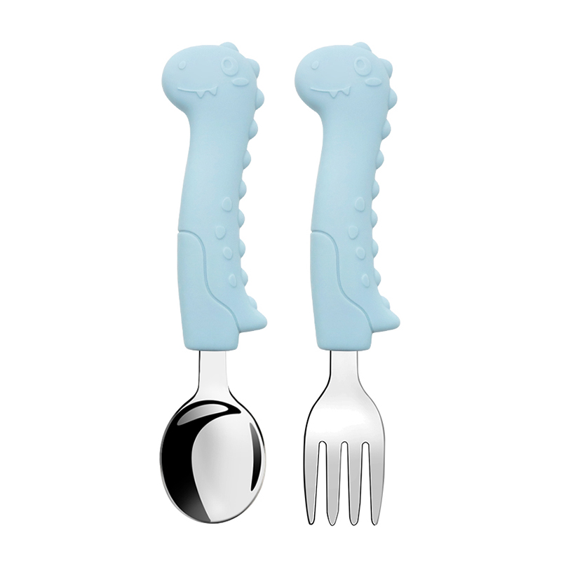 Baby Food Utensils Set - Conjunto de Colher e Garfo de