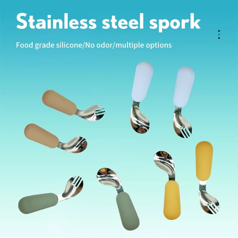 316 Stainless Steel Tableware  - Baby Food Utensils Set avaliação e preço