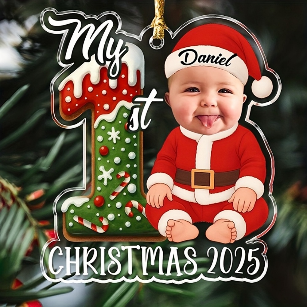 Enfeite de Acrílico Personaliz - Baby Xmas Food avaliação e preço