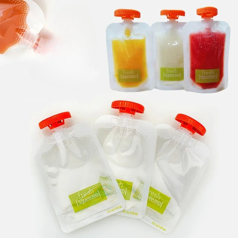 Suporte anti-extrusão para cai - Baby Food Pouches Reusable avaliação e preço