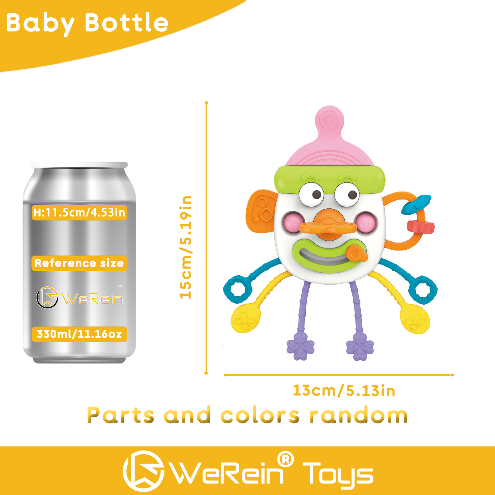 Brinquedo extraível em forma d - Baby Food Bottle avaliação e preço
