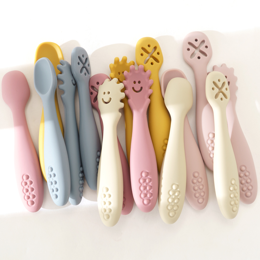 3 pçs bonito bebê aprendizagem - Baby Food Utensils Set avaliação e preço