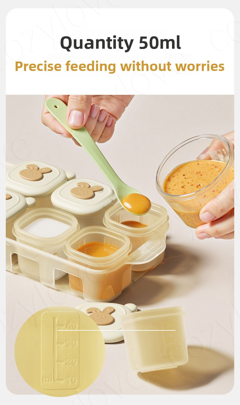 Bandejas Portáteis para Congel - Baby Food Pouches Reusable avaliação e preço