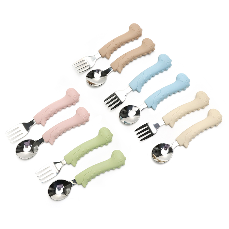 Conjunto de Colher e Garfo de  - Baby Food Utensils Set avaliação e preço