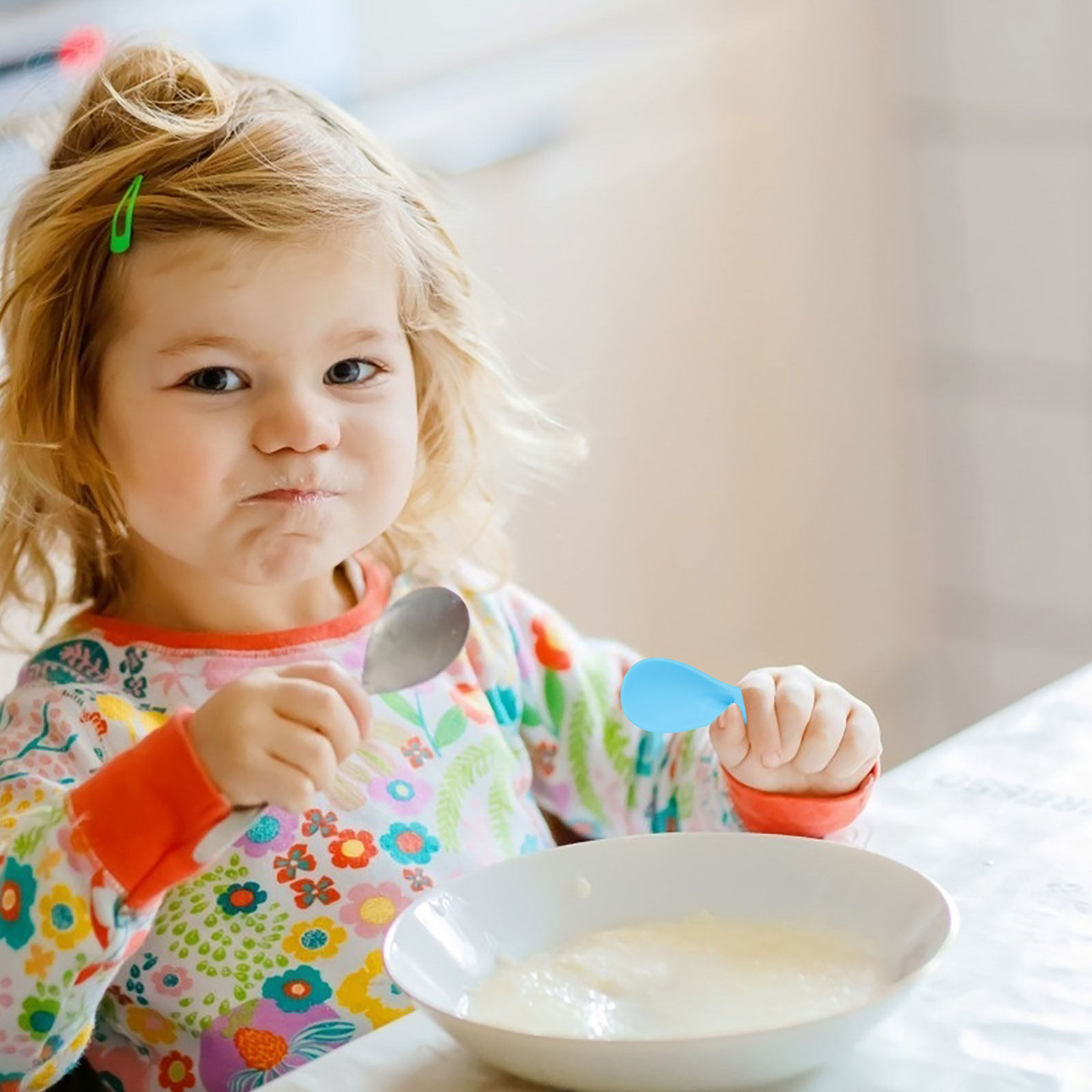 4 Peças de Colheres de Silicon - Baby Food Pouches Reusable avaliação e preço