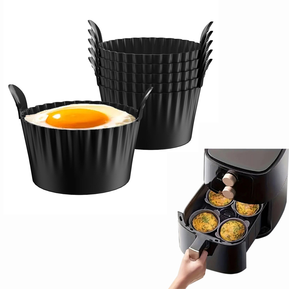 Non-Stick Round Silicone Bakin - Baby Food Egg avaliação e preço